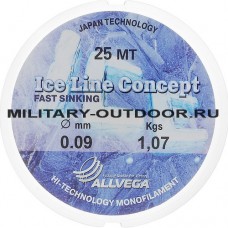 Леска Allvega Ice Line Concept 0.09mm/25m